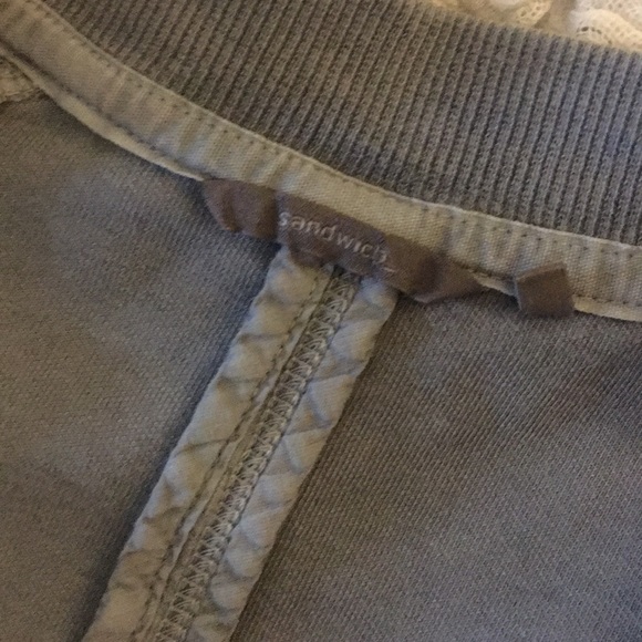 Slate Blue Cotton Jacket - Picture 5 of 9